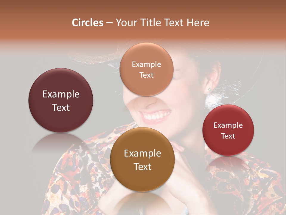 Smile Woman Person PowerPoint Template