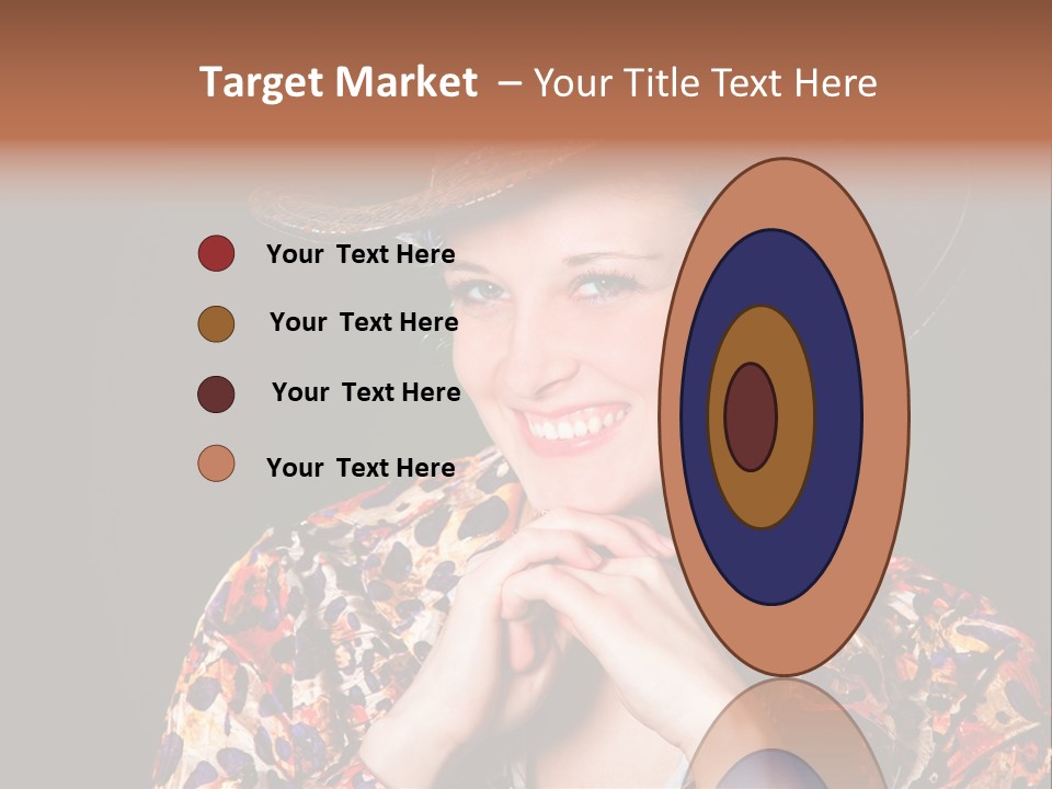 Smile Woman Person PowerPoint Template