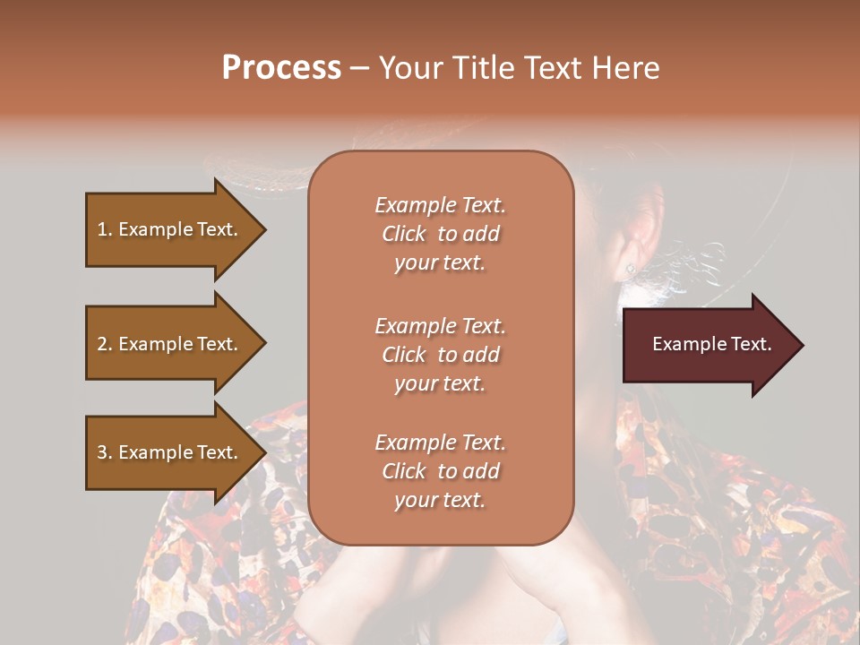 Smile Woman Person PowerPoint Template