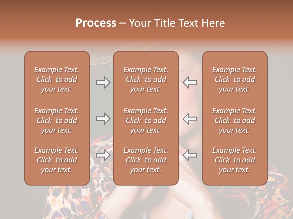 Smile Woman Person PowerPoint Template