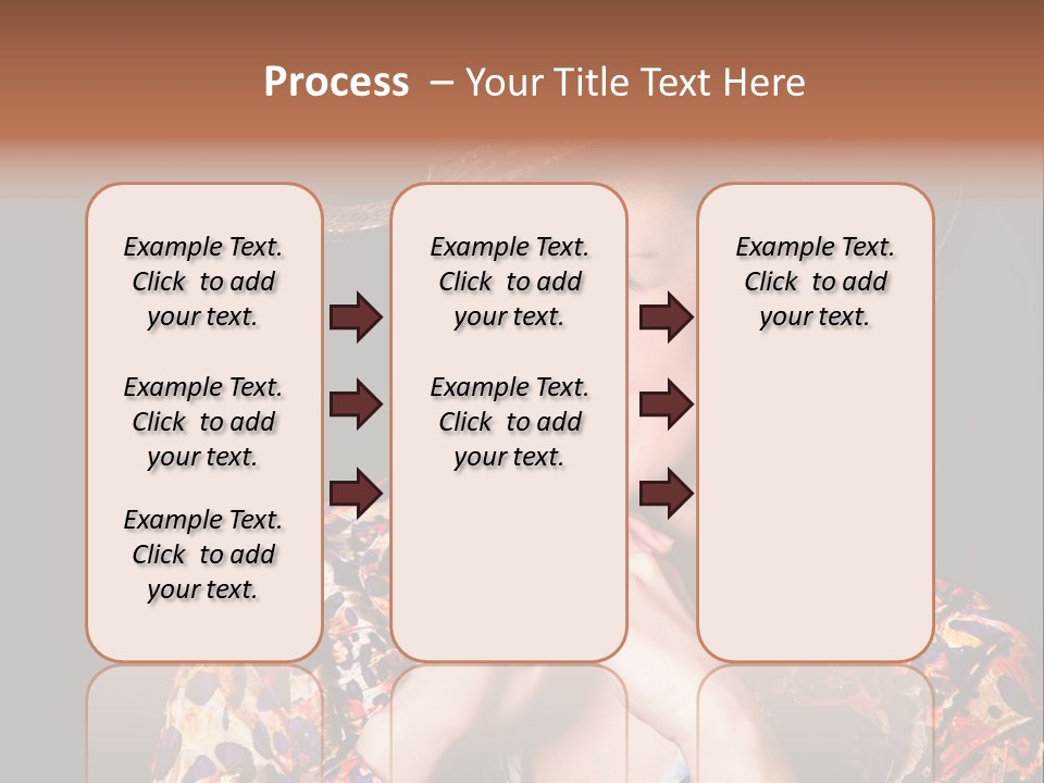 Smile Woman Person PowerPoint Template