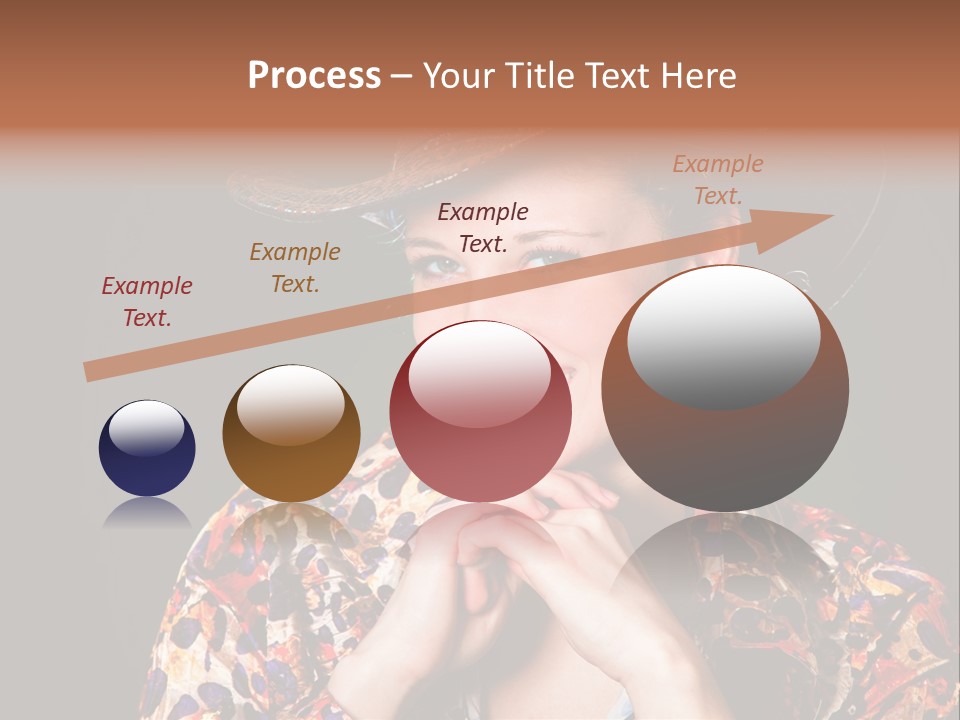 Smile Woman Person PowerPoint Template