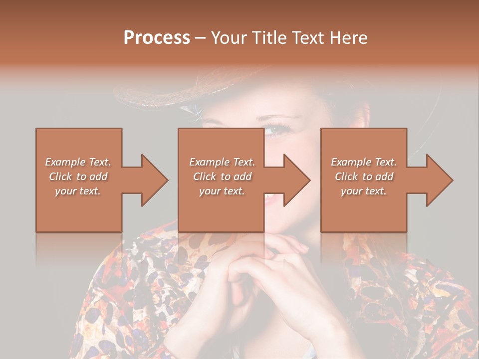 Smile Woman Person PowerPoint Template