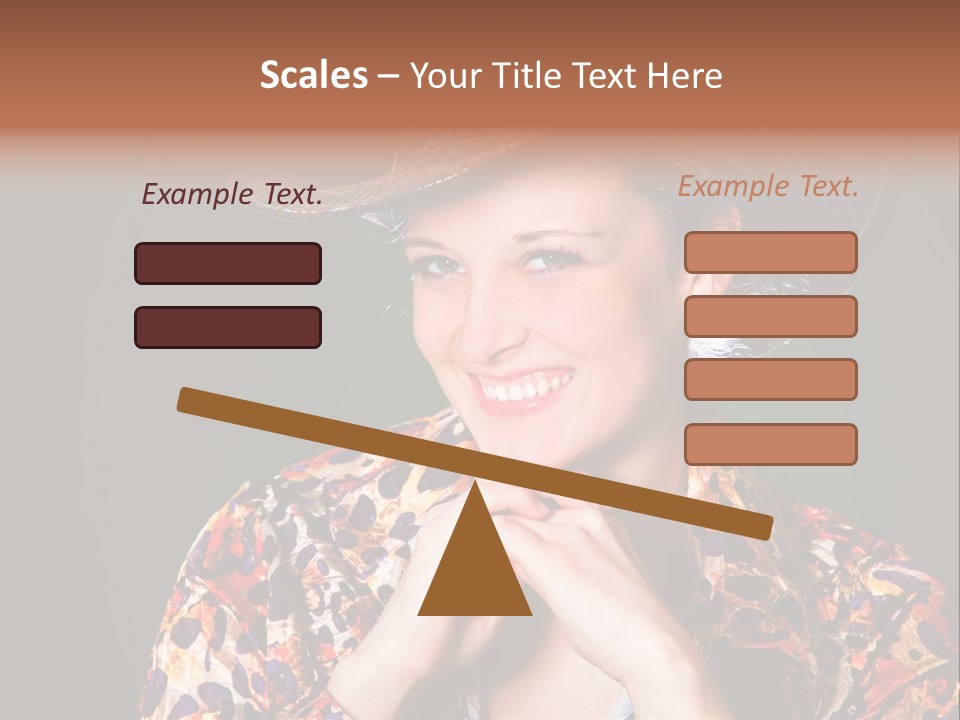 Smile Woman Person PowerPoint Template