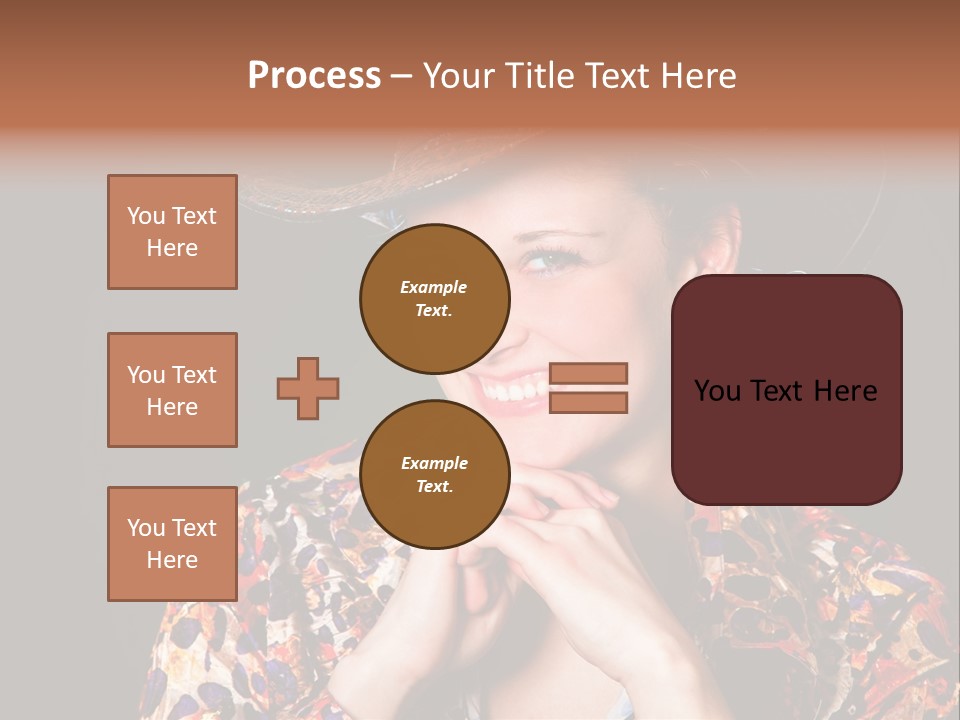 Smile Woman Person PowerPoint Template