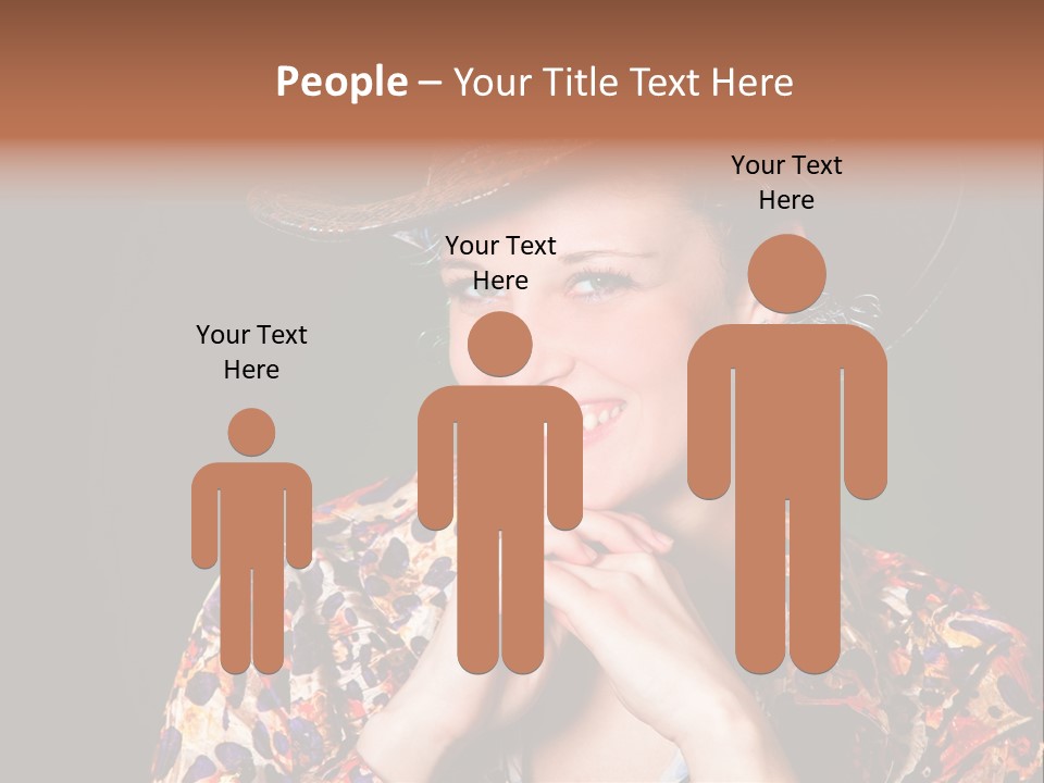 Smile Woman Person PowerPoint Template