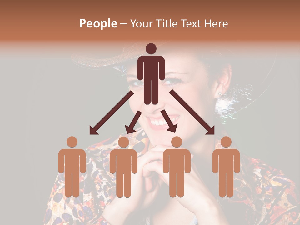 Smile Woman Person PowerPoint Template