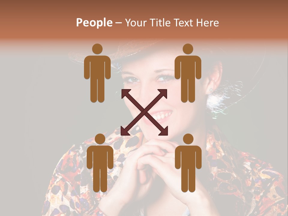 Smile Woman Person PowerPoint Template