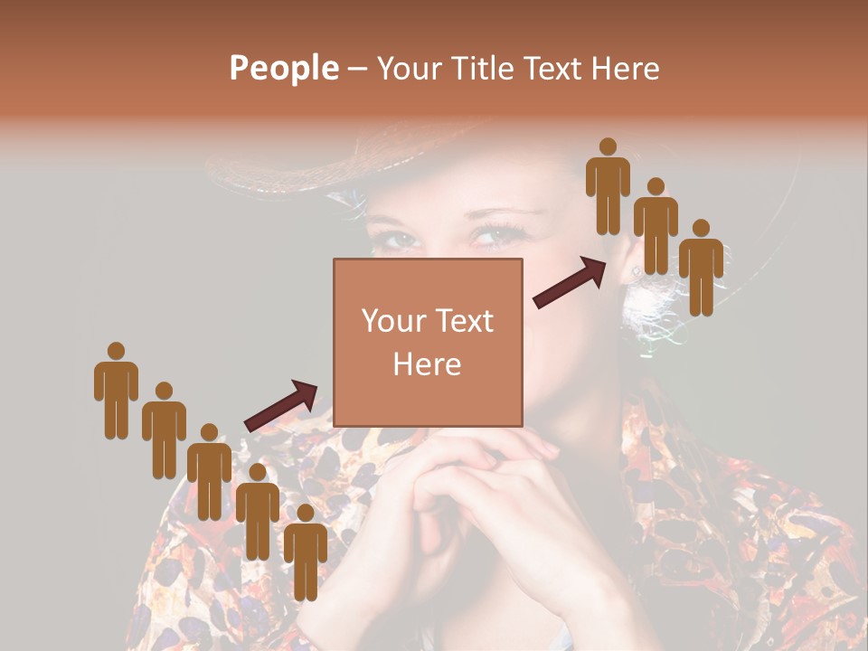 Smile Woman Person PowerPoint Template