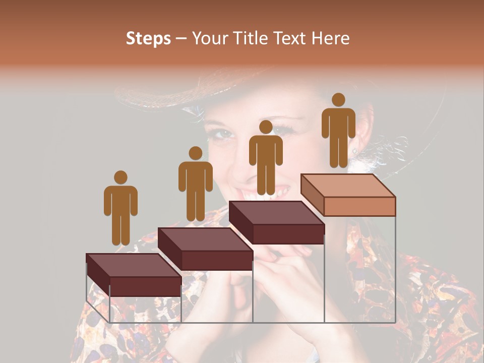 Smile Woman Person PowerPoint Template