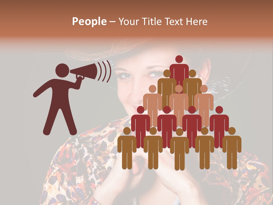 Smile Woman Person PowerPoint Template