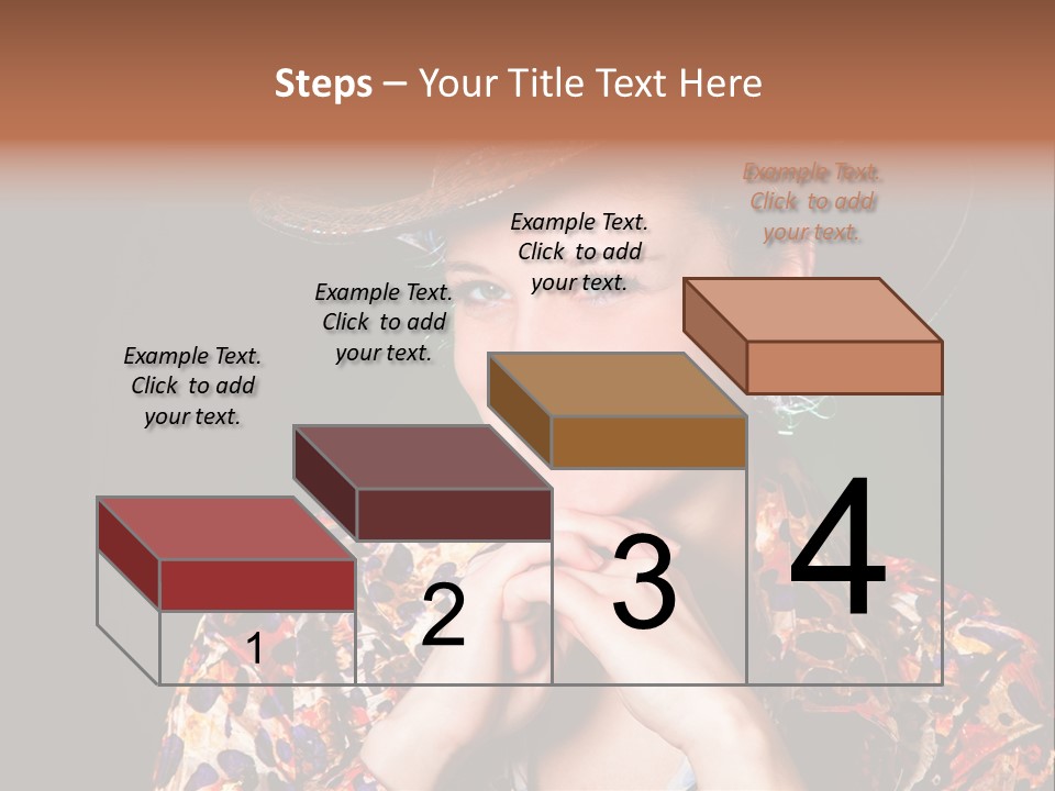 Smile Woman Person PowerPoint Template