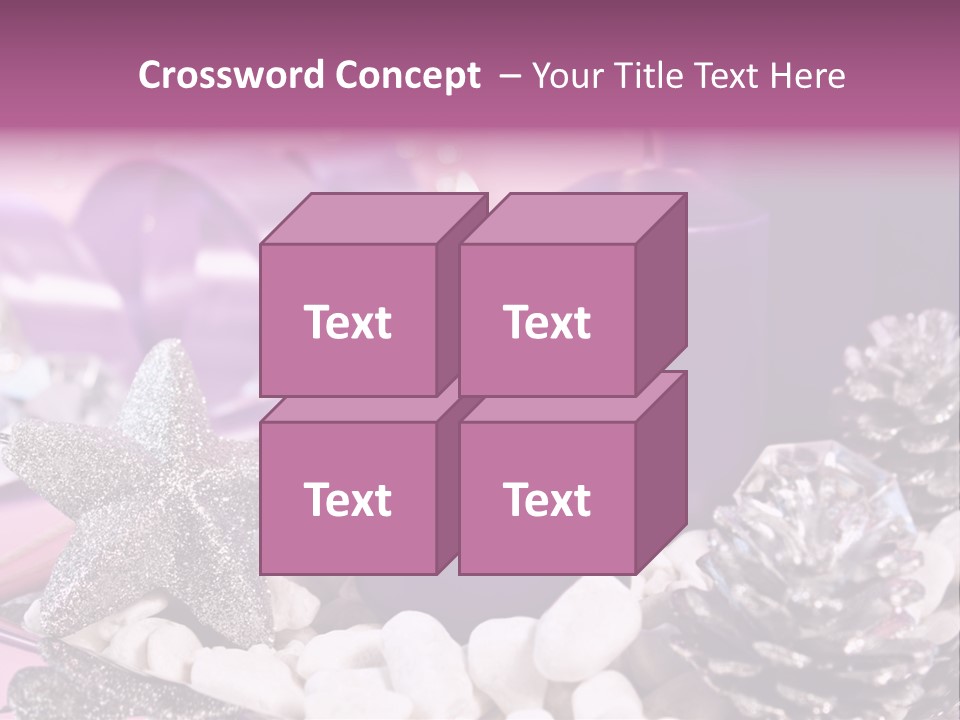 Schmuck Deko Tischdekoration PowerPoint Template