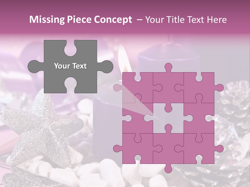 Schmuck Deko Tischdekoration PowerPoint Template