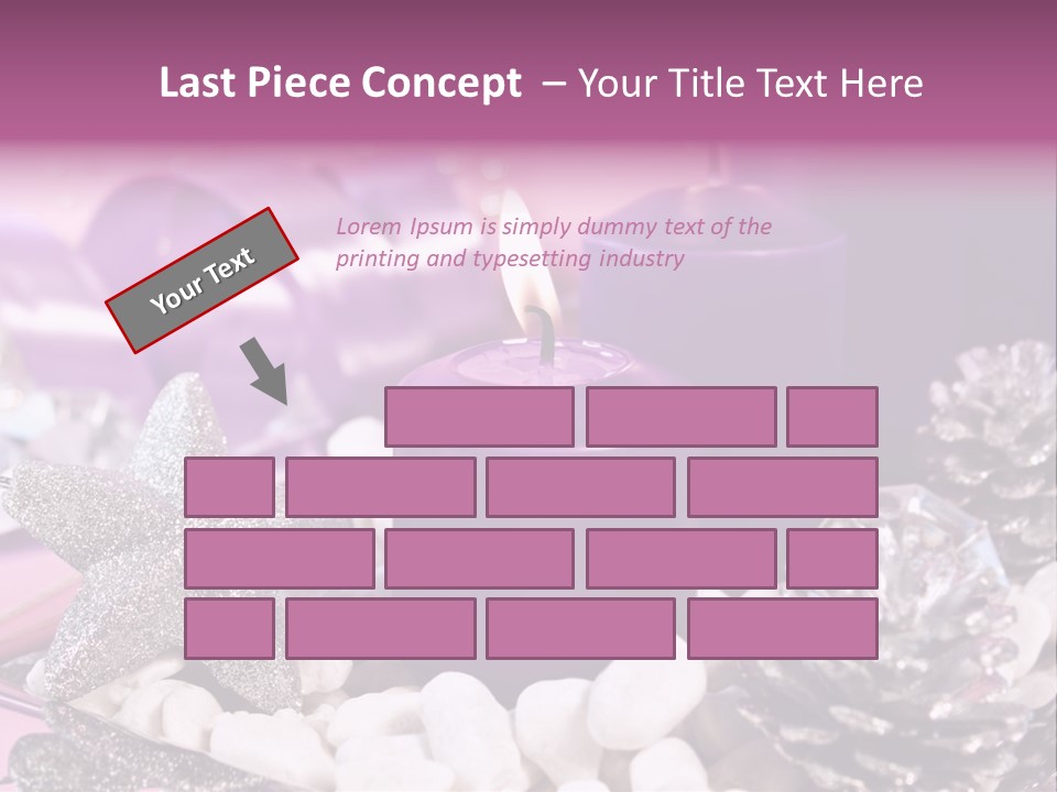 Schmuck Deko Tischdekoration PowerPoint Template