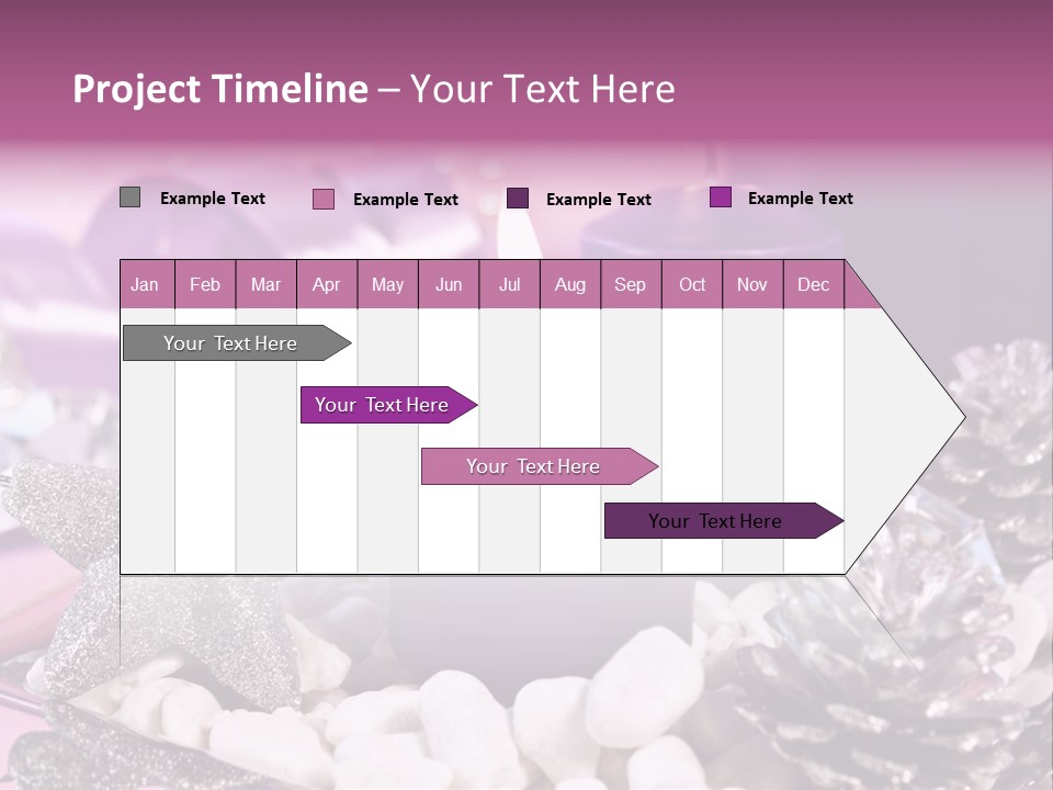 Schmuck Deko Tischdekoration PowerPoint Template