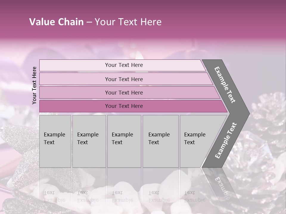 Schmuck Deko Tischdekoration PowerPoint Template