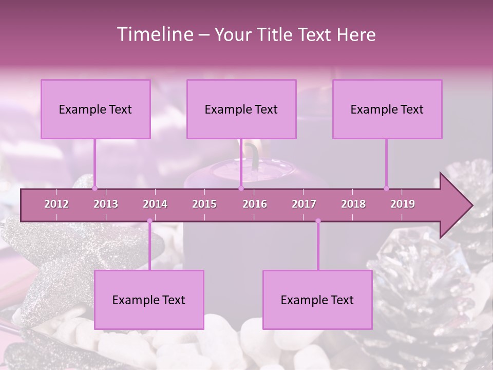 Schmuck Deko Tischdekoration PowerPoint Template