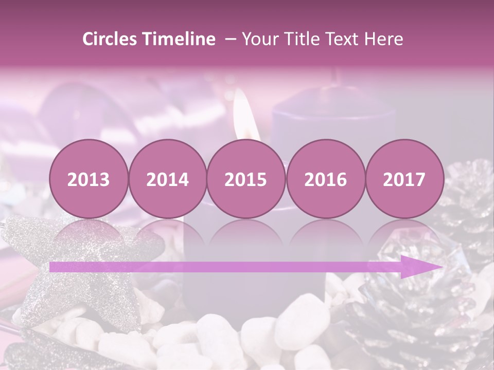 Schmuck Deko Tischdekoration PowerPoint Template