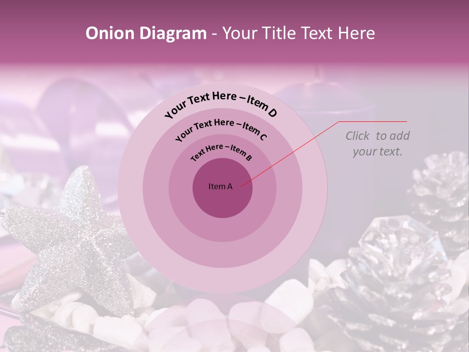 Schmuck Deko Tischdekoration PowerPoint Template