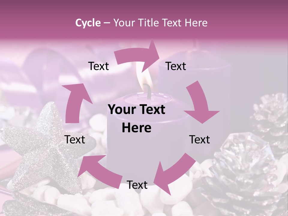 Schmuck Deko Tischdekoration PowerPoint Template