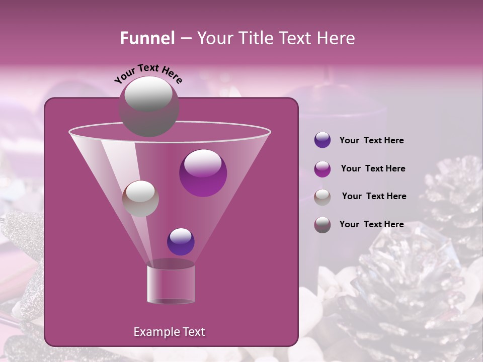 Schmuck Deko Tischdekoration PowerPoint Template