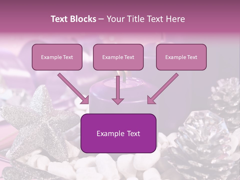 Schmuck Deko Tischdekoration PowerPoint Template