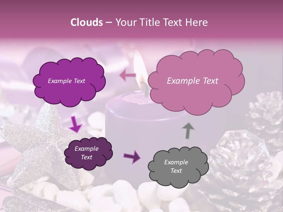 Schmuck Deko Tischdekoration PowerPoint Template