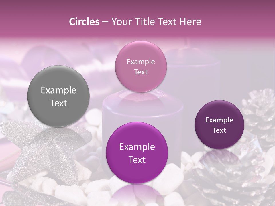 Schmuck Deko Tischdekoration PowerPoint Template