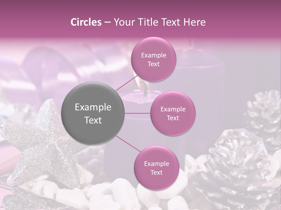 Schmuck Deko Tischdekoration PowerPoint Template