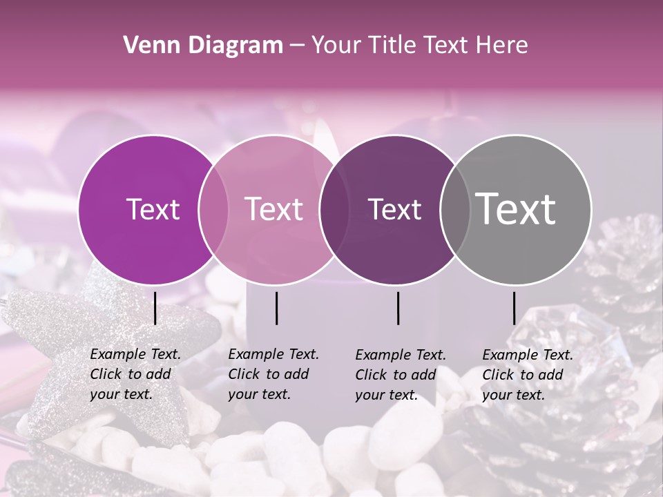 Schmuck Deko Tischdekoration PowerPoint Template