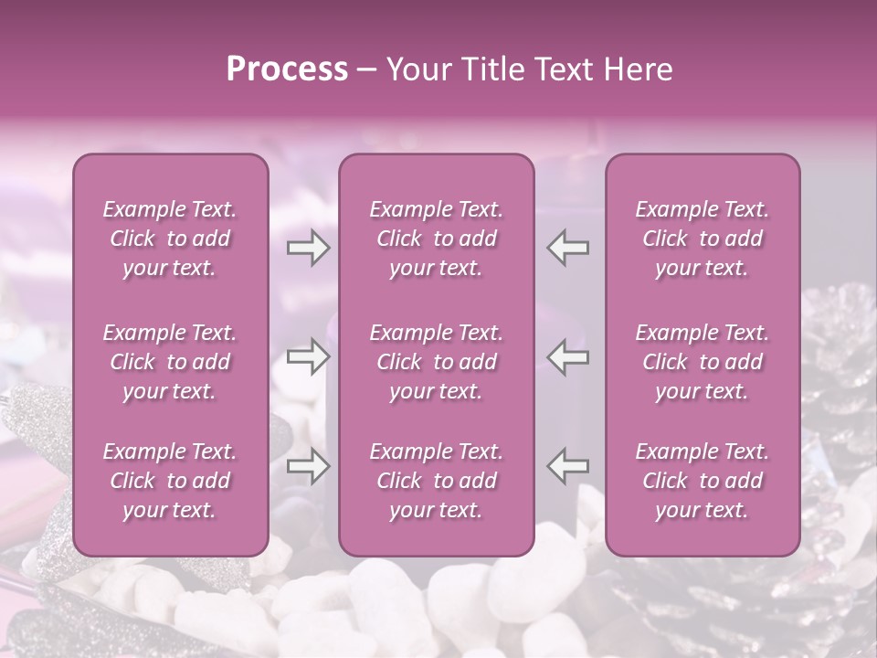 Schmuck Deko Tischdekoration PowerPoint Template