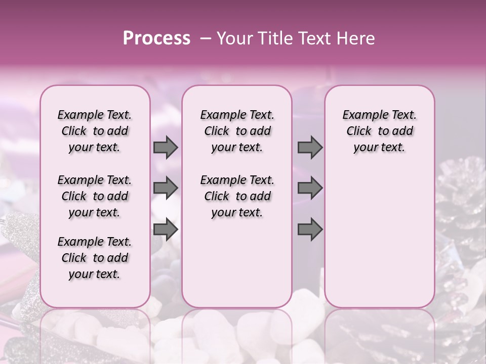 Schmuck Deko Tischdekoration PowerPoint Template