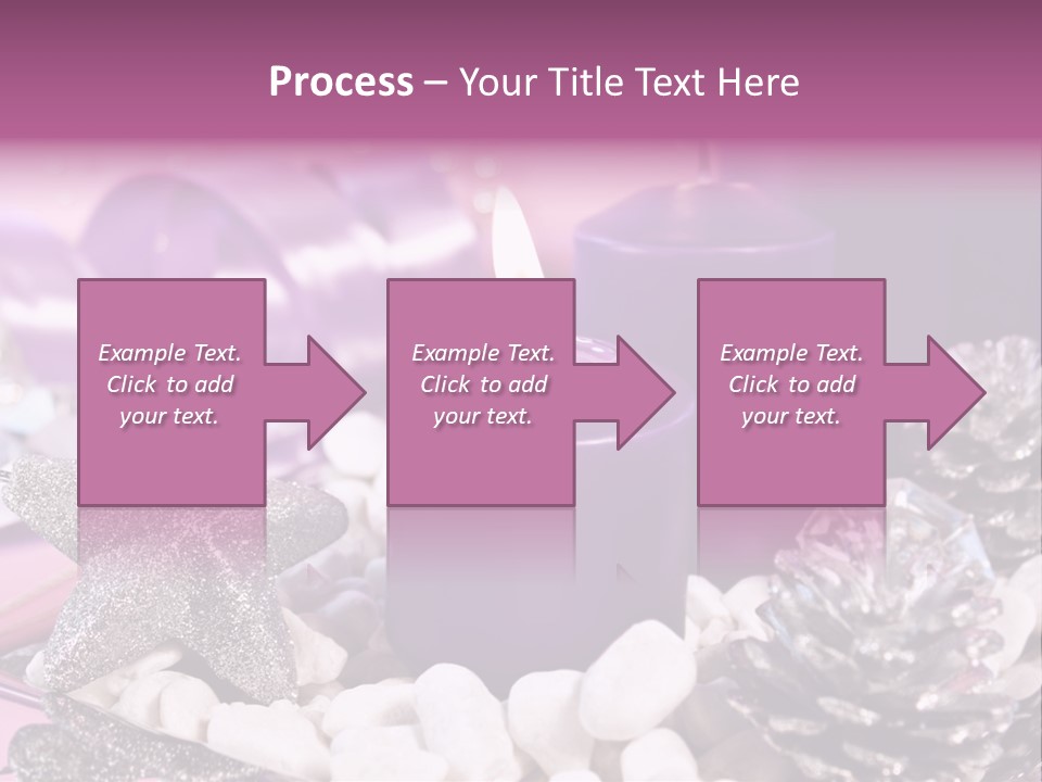 Schmuck Deko Tischdekoration PowerPoint Template