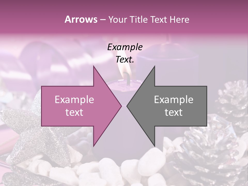 Schmuck Deko Tischdekoration PowerPoint Template