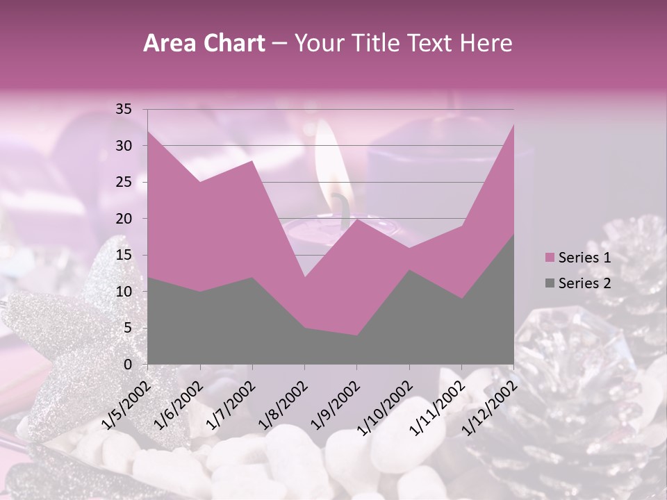 Schmuck Deko Tischdekoration PowerPoint Template