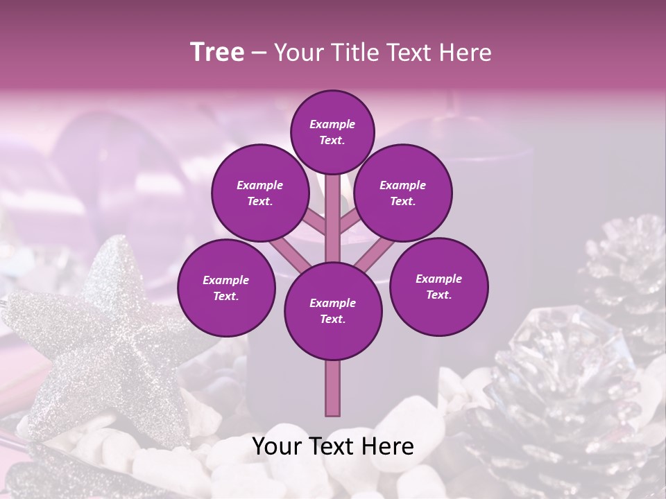 Schmuck Deko Tischdekoration PowerPoint Template