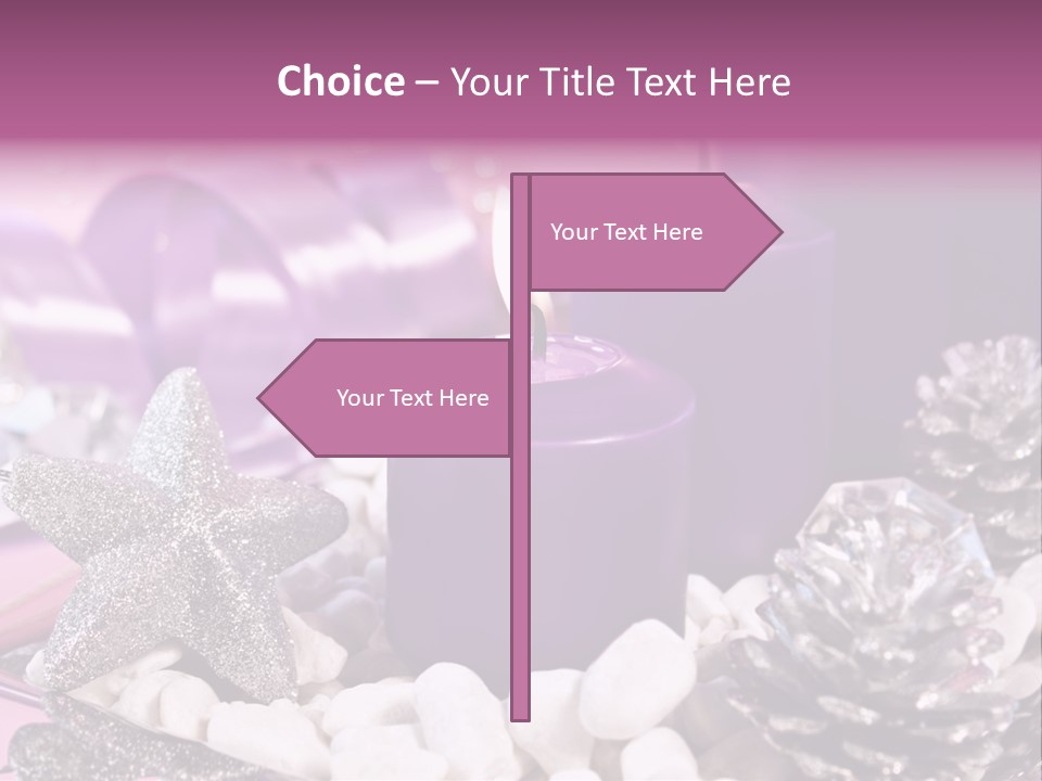 Schmuck Deko Tischdekoration PowerPoint Template