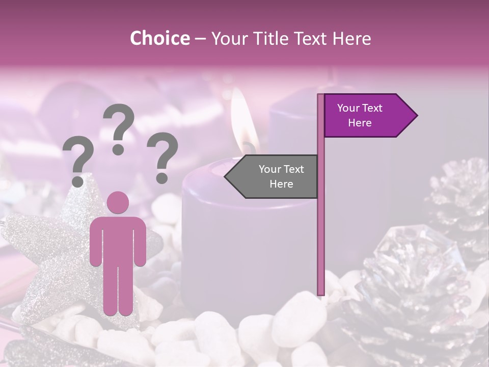 Schmuck Deko Tischdekoration PowerPoint Template