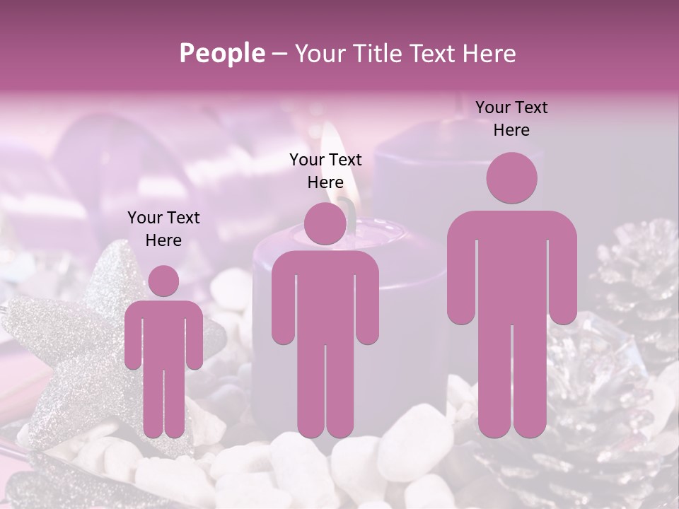 Schmuck Deko Tischdekoration PowerPoint Template