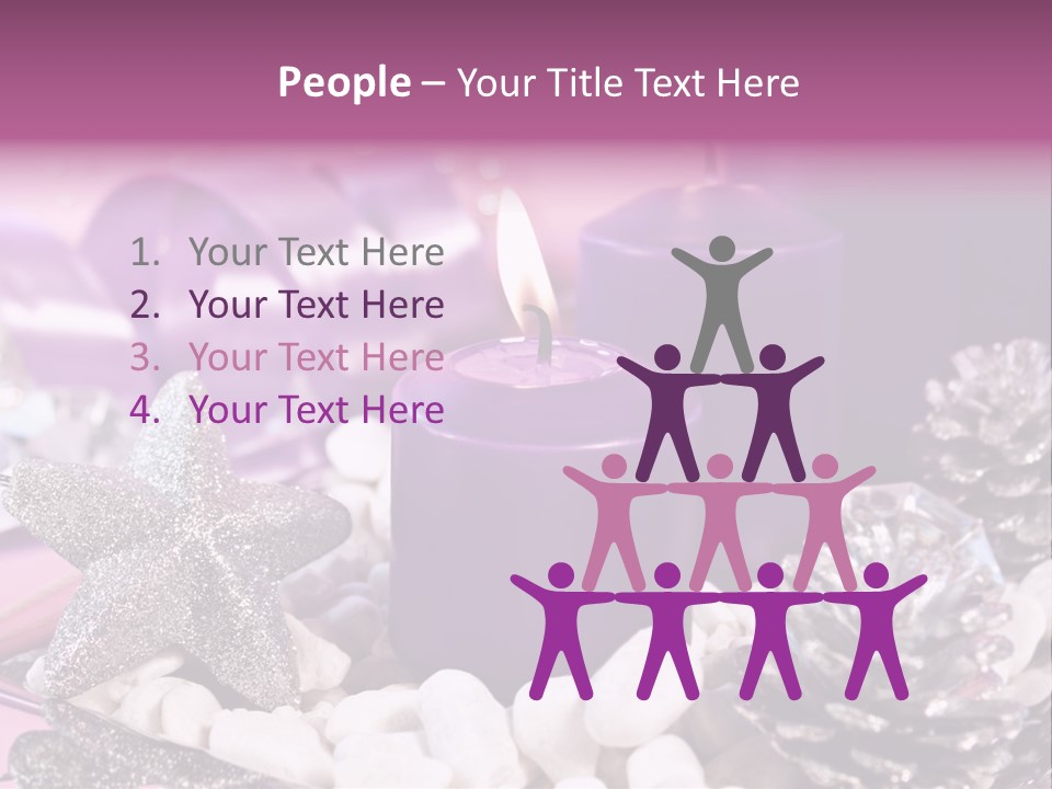 Schmuck Deko Tischdekoration PowerPoint Template