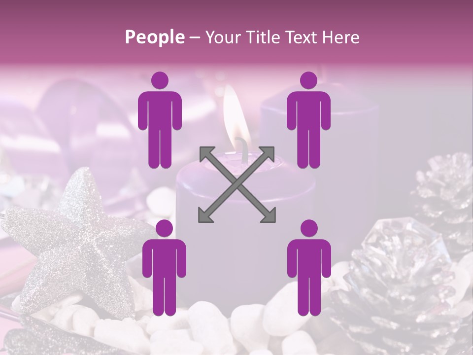 Schmuck Deko Tischdekoration PowerPoint Template