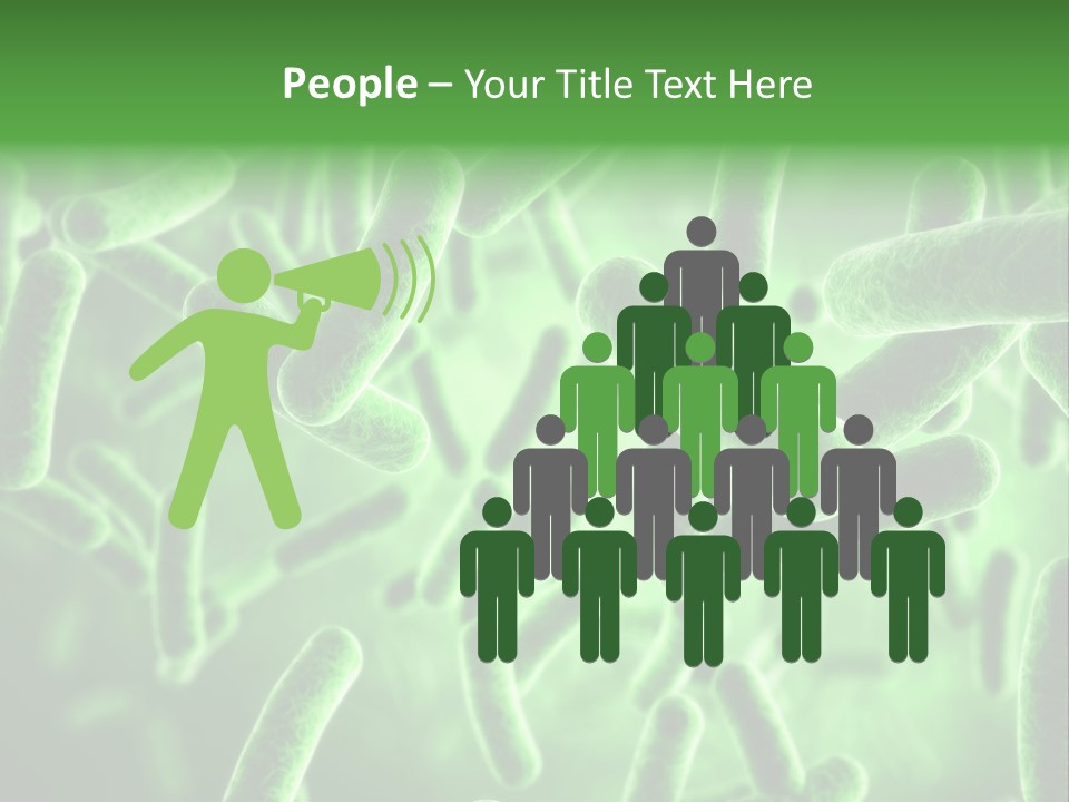 Life Illustration Micro PowerPoint Template