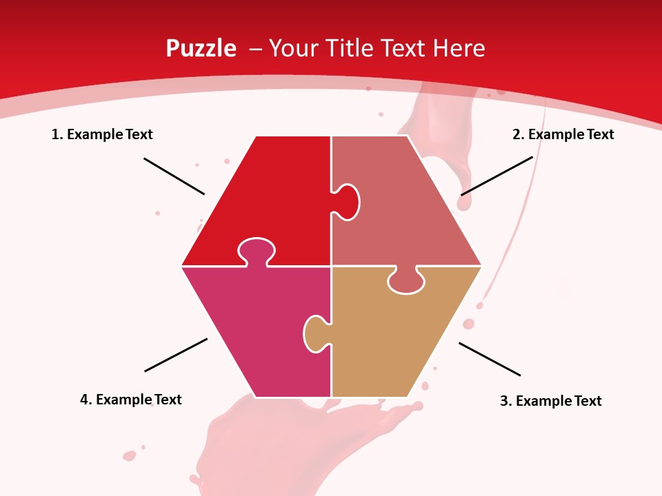 Drop Motion Red PowerPoint Template