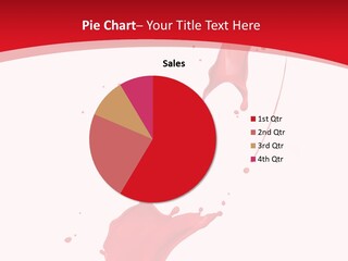 Drop Motion Red PowerPoint Template