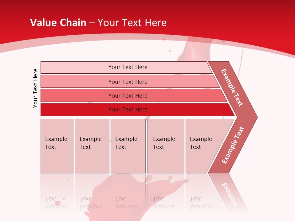 Drop Motion Red PowerPoint Template