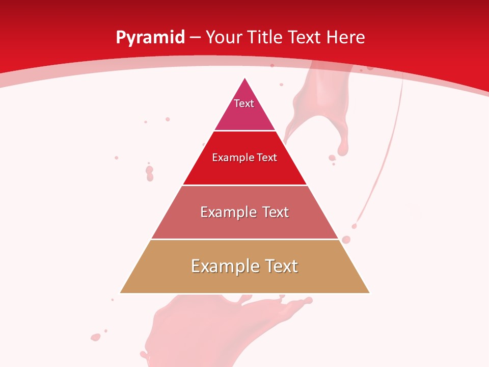 Drop Motion Red PowerPoint Template