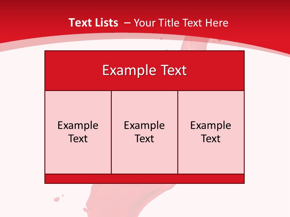 Drop Motion Red PowerPoint Template