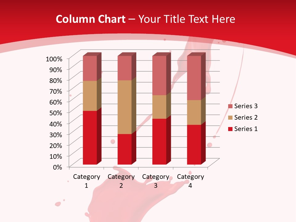 Drop Motion Red PowerPoint Template