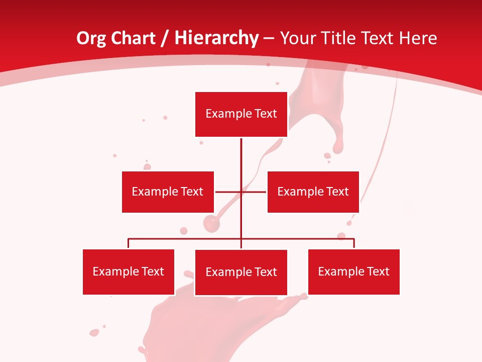 Drop Motion Red PowerPoint Template